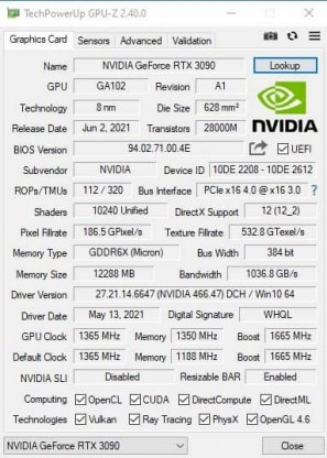 MANLI RTX3080Ti 1