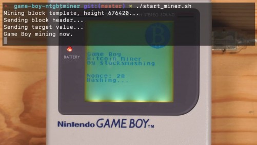 Nintendo GameBoy Bitcoin 1