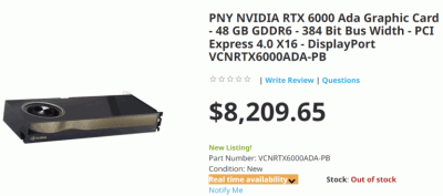 PNY NVIDIA RTX 6000 Ada Graphic Card PRICE 1 768x340
