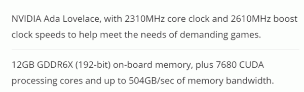 RTX4070 TI SPECS 768x234