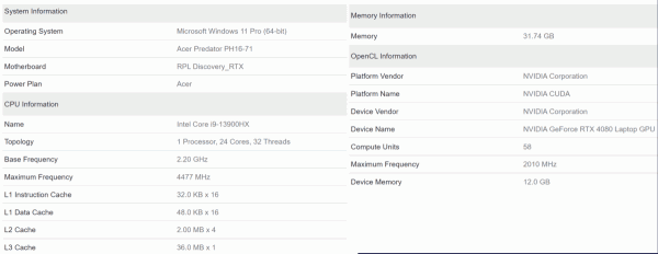 RTX4080 LAPTOP GPU SPECS 1200x465