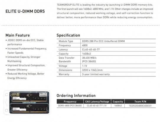 TeamGroup DDR5