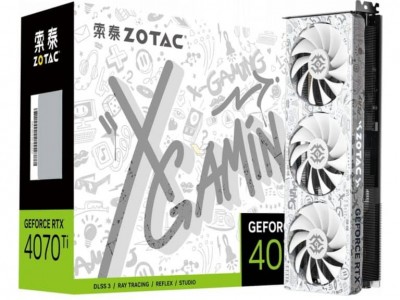 ZOTAC GeForce RTX 4070 Ti 12 Go X GAMING BLANC OC 1 768x576