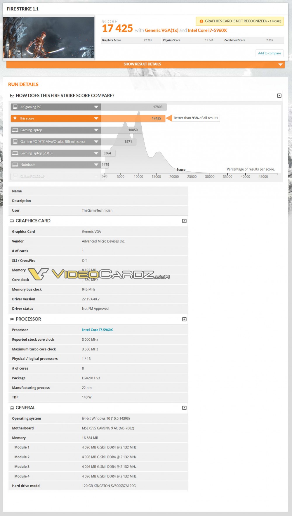 Radeon RX Vega 3DMark 2