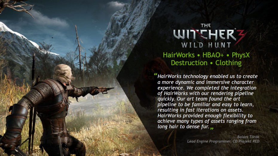 GameWorks Games The Witcher 3 Wild Hunt