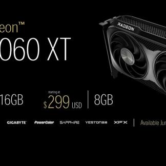 AMD объявила цену на Radeon RX 9060 XT: от $299...