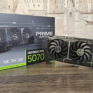 Обзор и тестирование видеокарты Asus PRIME GeForce RTX 5070 12GB...